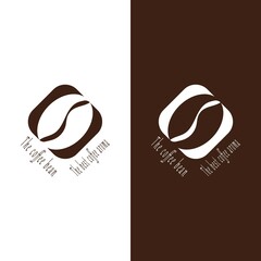 coffee bean icon vector