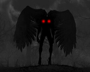 The Mothman of North American myth and folklore