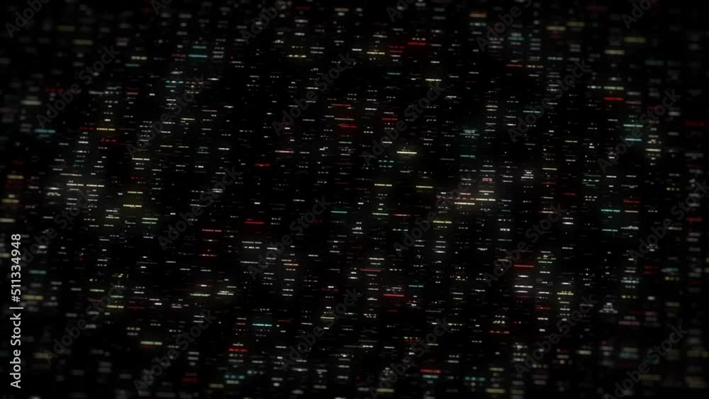 Poster big data digital business hitech background/ 4k animation of an abstract wallpaper big data business