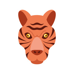 tiger animal head