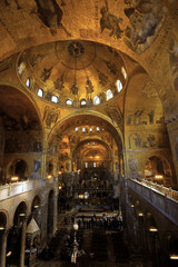 Basilica de San Marcos(s.XI),mosaicos , sestiere de San Marco. Venecia.V&eacute;neto. Italia.