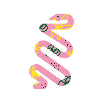 Pink Snake Animal Wild