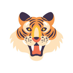 Fototapeta na wymiar tiger feline head