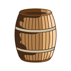 wooden barrel beer