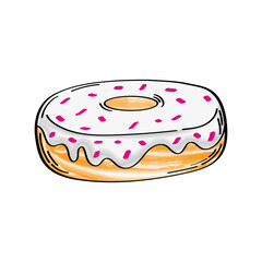 sweet donut delicious