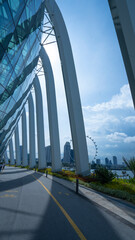 Obraz premium singapore bridge at garden by the bay
