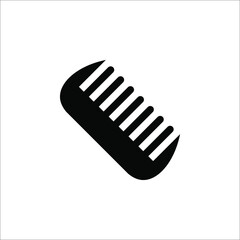 comb icon vector design logo element. comb of beauty, hair stylist, fashion, salon women in comb illustration.