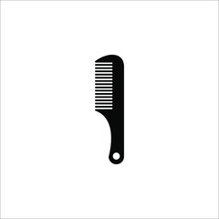 comb icon vector design logo element. comb of beauty, hair stylist, fashion, salon women in comb illustration.