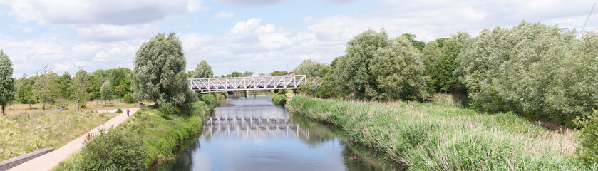 Knight Bridge adjacent to the Lee Valley VeloPark, Olympic Park, London, England, June 13, 2022
