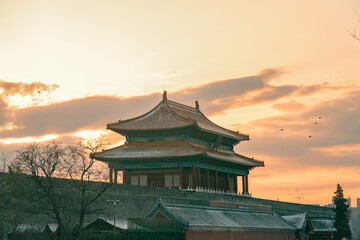 Fototapeta premium the forbidden city in beijing, china