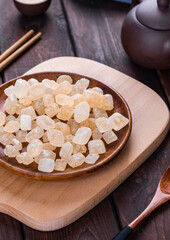 Traditional food yellow ice candy