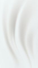 white background abstract cloth or liquid waves illustration of wavy folds of silk texture satin or velvet material or white luxurious background or wallpaper design of elegant curves white material