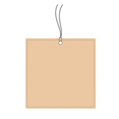 tag Horizontal set Angled Hangtag Seam Beige With String And Shadow image jpg  price tag  Paper Label Isolated On White Background. Ready for your message.
 