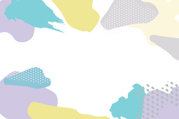 abstract pastel colorful background, frame