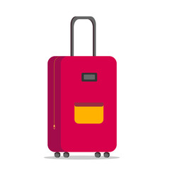 travel stroller suitcase bag isolated image jpg luggage illustration that symbolize travelling and getting new emotions, suitcase  with pockets isolated on white background jpeg image jpg illustration