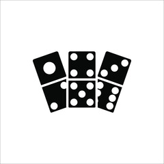 domino vector isolated icon. fun, game, activity symbol sign for web and mobile app