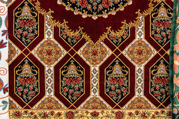 Oriental Persian Asian Carpets Background. east decor, oriental decoration backdrop, background.