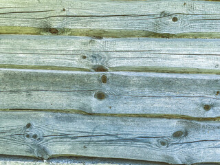 texture, background. natural, processed gray wood with sawdust. texture of logs, trees with knots for building a house