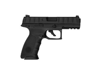 Air gun. Modern pneumatic weapon for air soft, sports and entertainment. A dummy, a copy of a real...