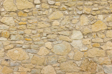 Beige stone wall texture background