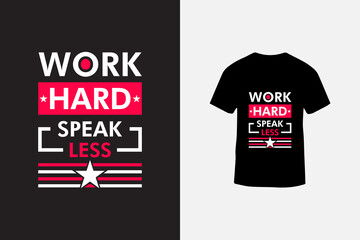 Creative typography t shirt design with motivational quotes