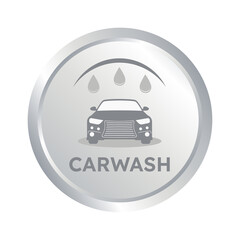 Carwash silver icon