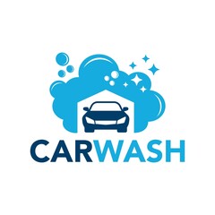 Car wash logo design template