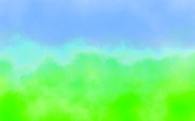 Obraz na płótnie Canvas Abstract art blue green background with liquid texture