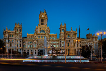 Fototapeta premium Madrid cityscape, Spain
