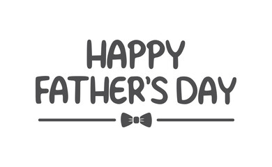 Happy father's day lettering design. Holiday dad celebration.