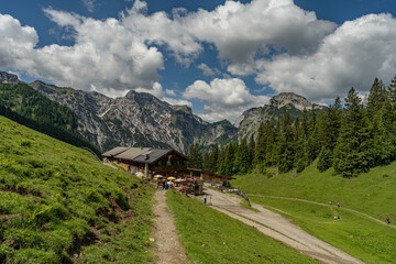 Fototapeta na wymiar Wanderung auf den Bärenkopf
