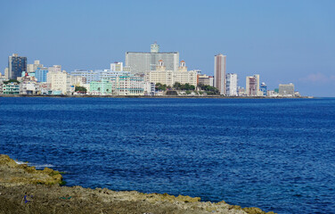 Fototapeta premium skyline of havana at the malecon