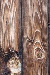 Photo of textured hardwood no people picture as a design of perfect simplicity of a death material for craft wall with structure element and black worn wholes ugly dirty cracked rustic beige surface. 
