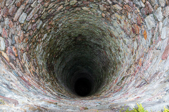 Wie teif ist der Gemauerte Brunnen
