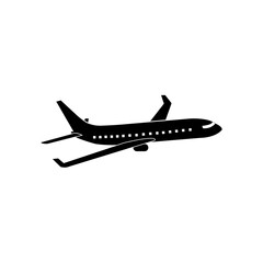 airplane icon logo vector design template