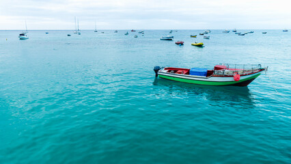 Fototapeta premium fishing boat in the sea