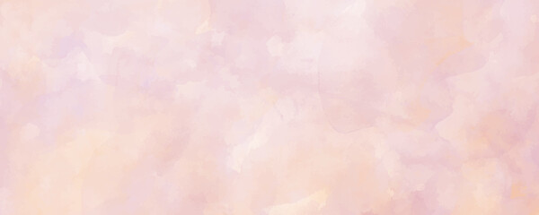 Vector watercolor pink and yellow texture for cards, flyer, poster, banner and cover design. Hand drawn vector texture. Pastel color watercolour banner. Marble. Stone. Beautiful template for design.
