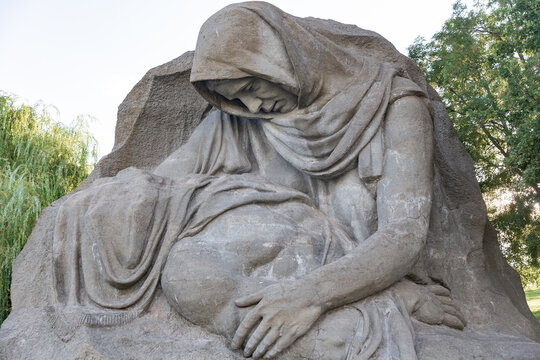 The Grieving Mother monument at the Mamayev Kurgan memorial complex