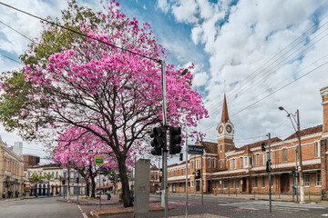 Esta&ccedil;&atilde;o ferrovi&aacute;ria em Campinas transformada em espa&ccedil;o cultural - SP/ Brasil