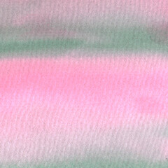 Watercolor bright pink and green background
