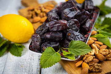 Fresh sweet dates fruit