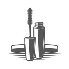 Makeup eyebrow isolated on white background. Cosmetic concept. Vector illustration