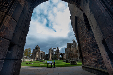 Elgin's Holy Trinity Cathedral, Scotland, UK is a ruin of the 13th-century Catholic cathedral church, the seat of a bishop between 1224 and 1560, in Elgin. It was called the Lighthouse of the North 