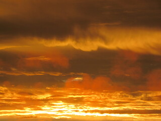 Obraz premium orange sky