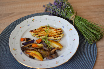 Grilled Chicken with Roasted Vegetables