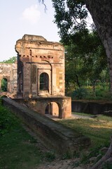 Fototapeta na wymiar Ruins of The British Residence. Lucknow, Uttar Pradesh. India.