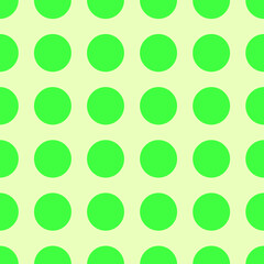 green circles on a delicate background, seamless pattern, template for wallpaper, covers, postcards, fabrics, wrappers, packaging, summer motif