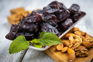 Fresh sweet dates fruit