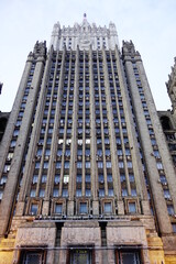 Fototapeta premium Russian foreign ministry building