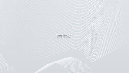 Dark simple minimal white geometric shapes abstract background geometry shine and layer element vector for presentation design. Suit for business, corporate, institution, party, seminar, and talks.